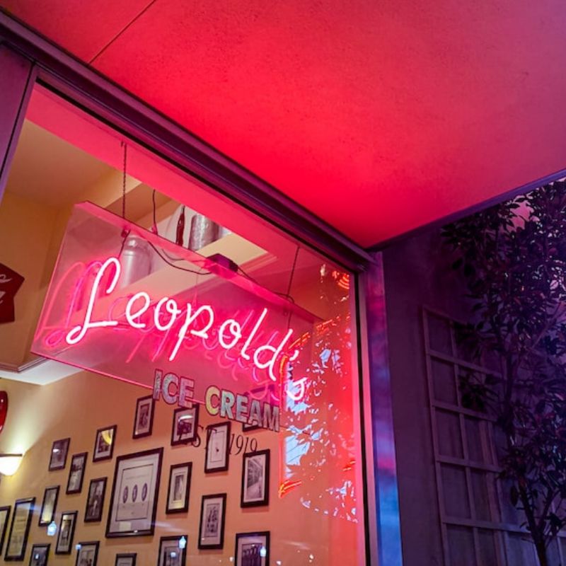 Leopolds ice cream shop