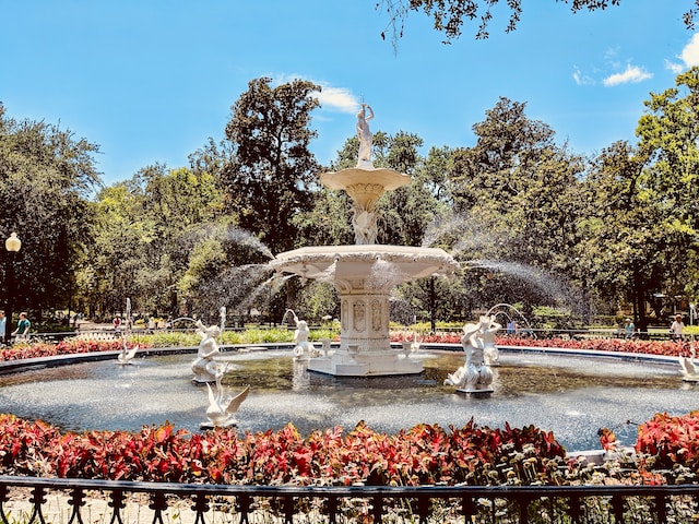 Fountain at Forsythe Park Savannah GA