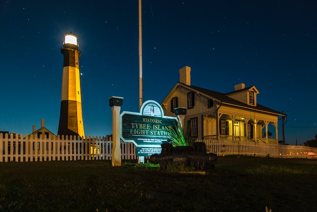 Lighthouse at Tybee Island GA