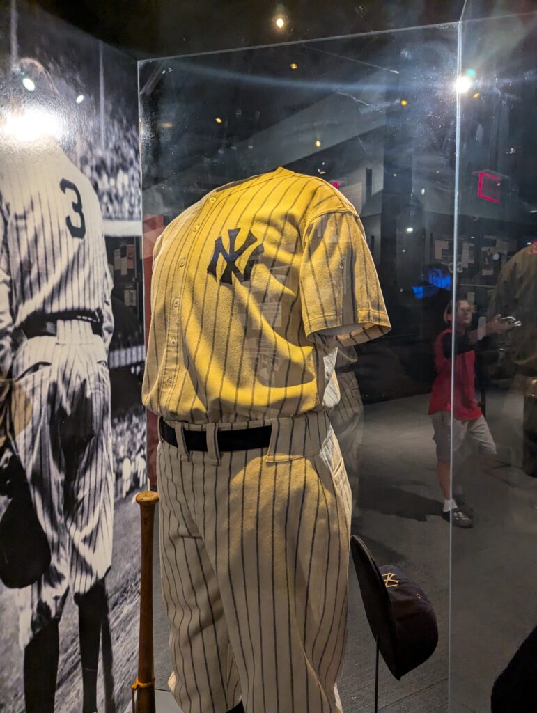 Babe Ruth's NY Yankees uniform